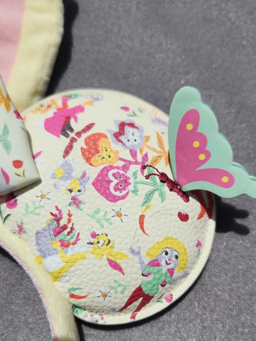 NWT Disney Parks Easter Bunny Minnie Mouse Ears Headband Pastel Floral Spring